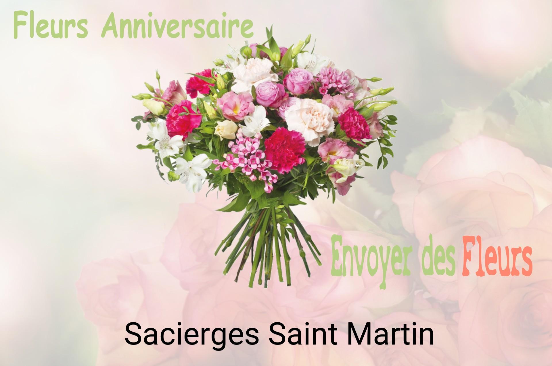 Bouquet de fleurs d’anniversaire livré à Sacierges-Saint-Martin