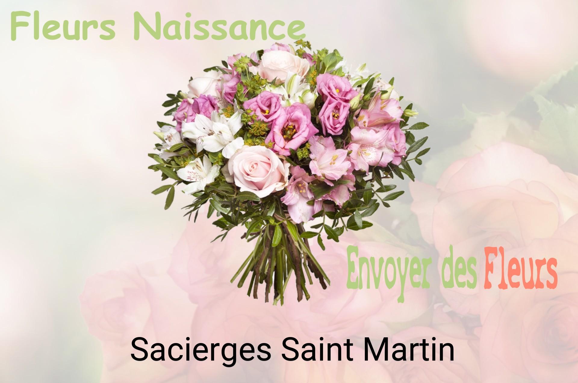 Bouquet de fleurs de naissance livré à Sacierges-Saint-Martin